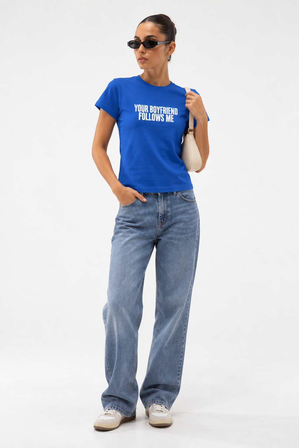 Your Boyfriend Follows Me Tee
